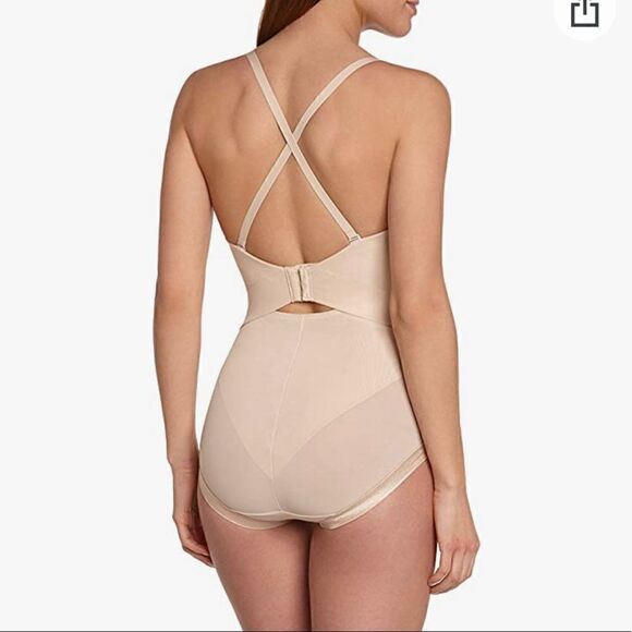 Maidenform Women's Body Shaper With Built-In Bra & Anti-Static Shapewear - Picture 9 of 11